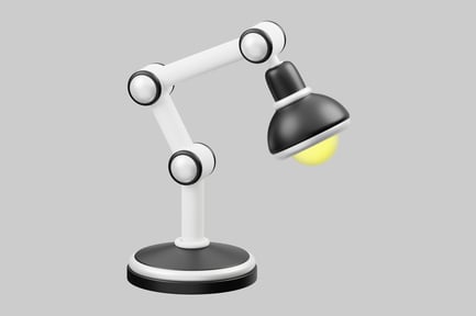 Preview: Modern articulated desk lamp design