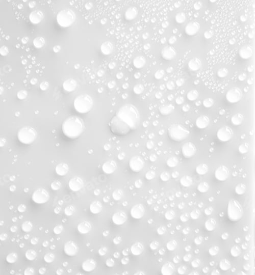 Preview: Water drop cold white background pattern surface