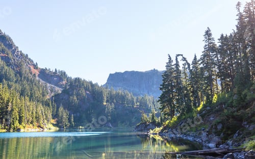 Preview: Mountains lake