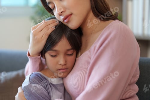 Preview: Mother embracing her child with love and care