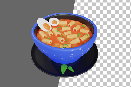 Preview: Tteokbokk 3D Icon