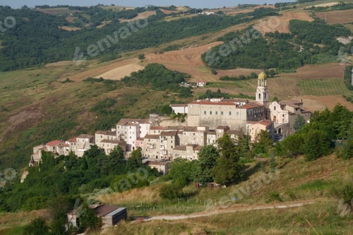Preview: Country landscape near Campobasso, Molise, Italy