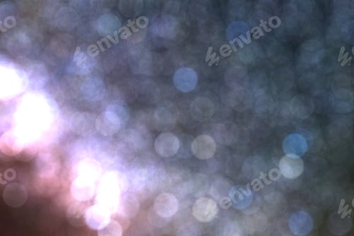 Preview: Blurred bokeh star sky circle