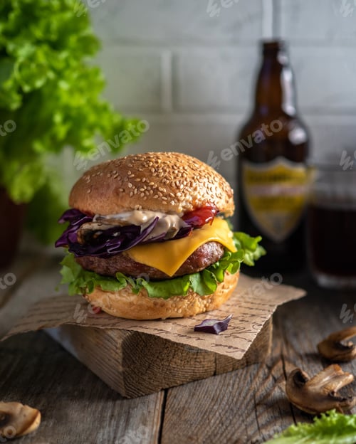 Preview: Homemade burger