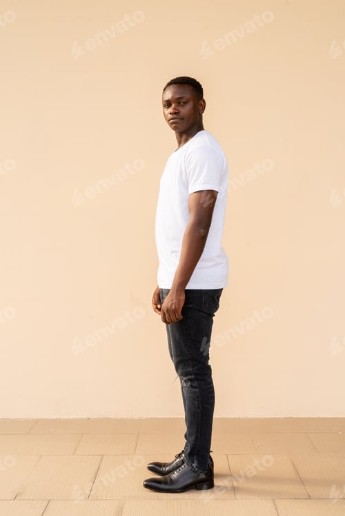 Preview: Portrait of handsome young African man