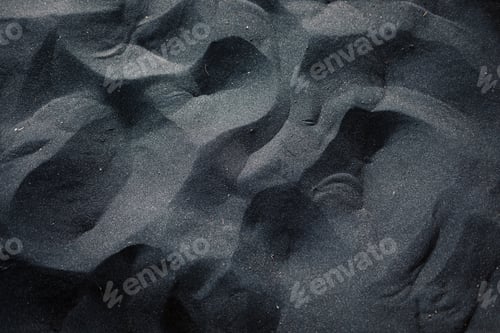 Preview: Black sand floor texture from above.