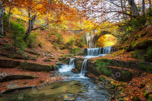Preview: Autumn waterfall
