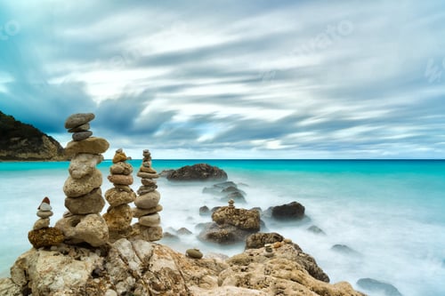 Preview: Stones balance and wellness retro spa concept
