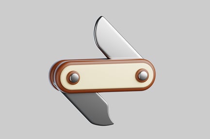 Preview: Pocket knife tool with blades