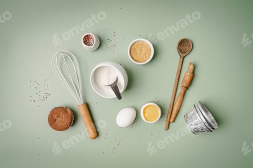 Preview: Baking or cooking background.