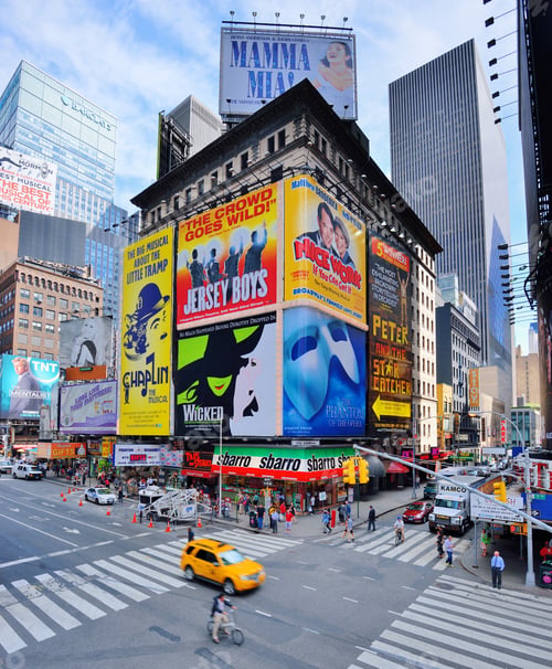 Preview: New York City - September 11: Times Square Traffic September 11, 2012 In New York, Ny. The Site Is