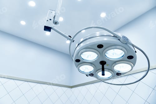 Preview: Surgical Light Fixture in a Hospital Operating Room