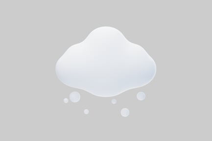 Preview: Simple snow cloud with flurries