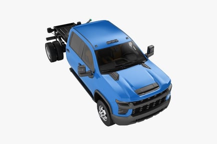 Preview: Generic Pickup Truck Chassis - Blue Cab
