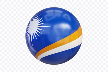 Preview: 3D Marshall Islands Flag