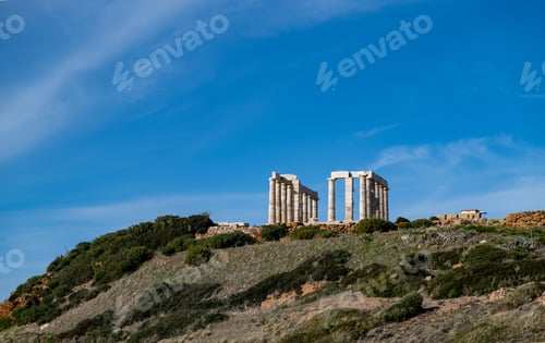 Preview: Cape Sounio, Poseidon temple archaeological site, Attica, Greece