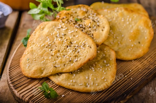 Preview: Homemade crackers, baked in oven