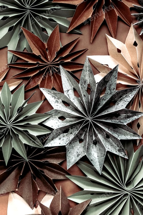 Preview: Christmas gift zero waste,eco friendly packaging gifts kraft paper,eco christmas holiday concept,ec