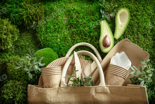 Preview: Eco-friendly, stylish, disposable, convenient, beautiful recyclable tableware.