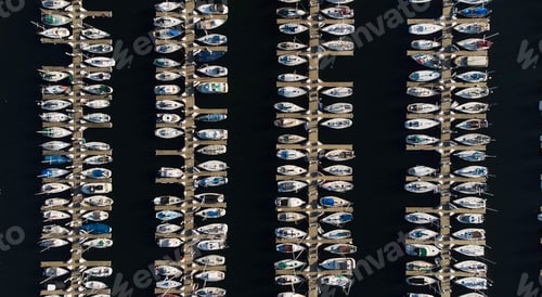 Preview: Aerial view of boat dock