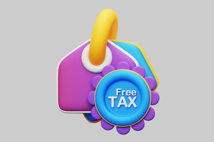Preview: Free tax icon, colorful design