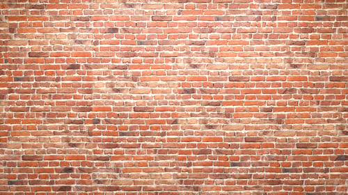 Vista previa: old red brick wall texture background - masonry