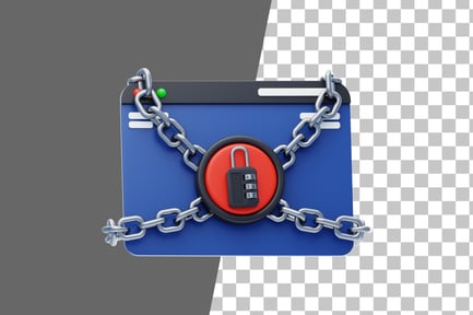 Preview: Ransomware 3D Icon