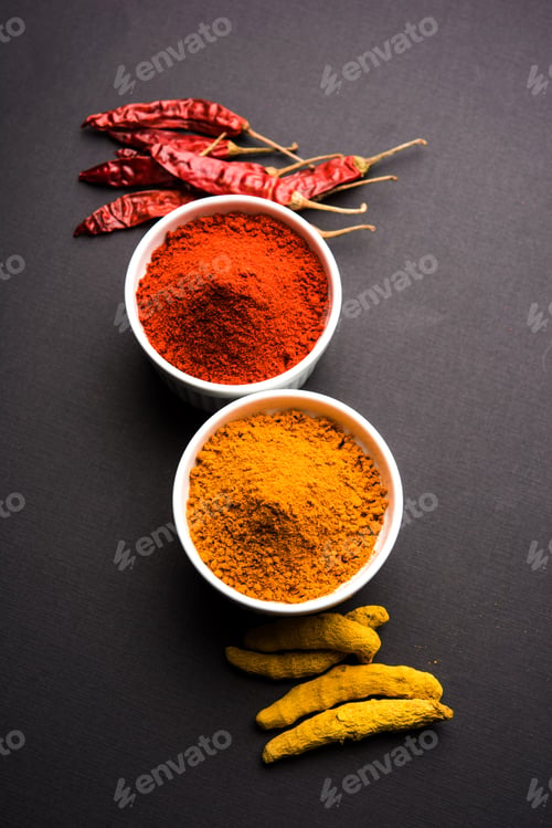Preview: Turmeric and Chilli Powder