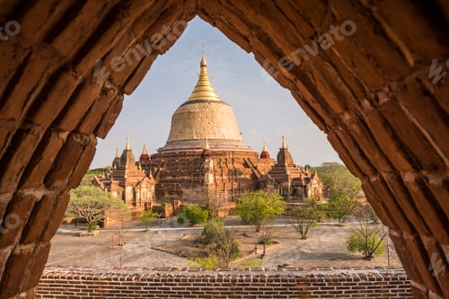 Preview: Dhammayazika Pagoda, Bagan (Pagan) Buddhist Temples and Ancient City, Myanmar (Burma)