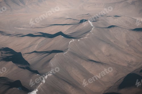Preview: Top view image of the Himalaya mountain in India