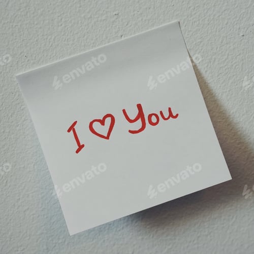Preview: I love you note