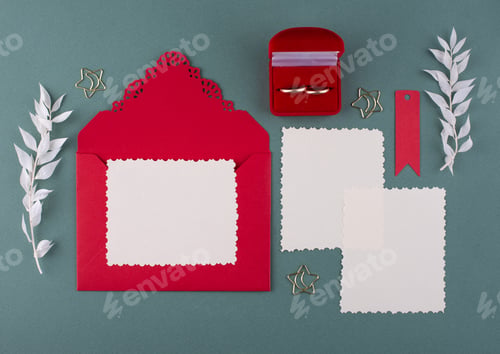 Preview: Wedding invitation card. Save the date concept