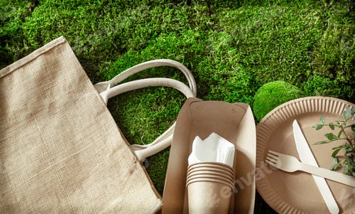Preview: Eco-friendly, stylish, disposable, convenient, beautiful recyclable tableware.