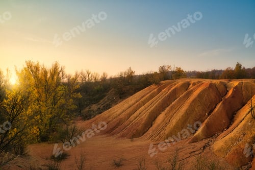 Preview: Abandoned open-pit bauxite mine