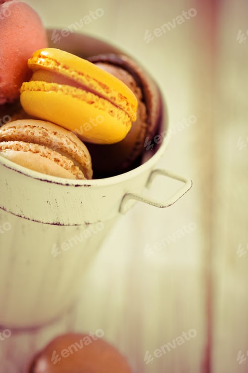 Preview: French macaroons in the cup