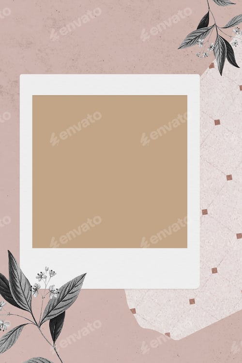 Preview: Photo frame template illustration