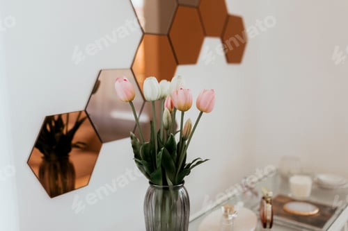 Preview: tulips in a vase