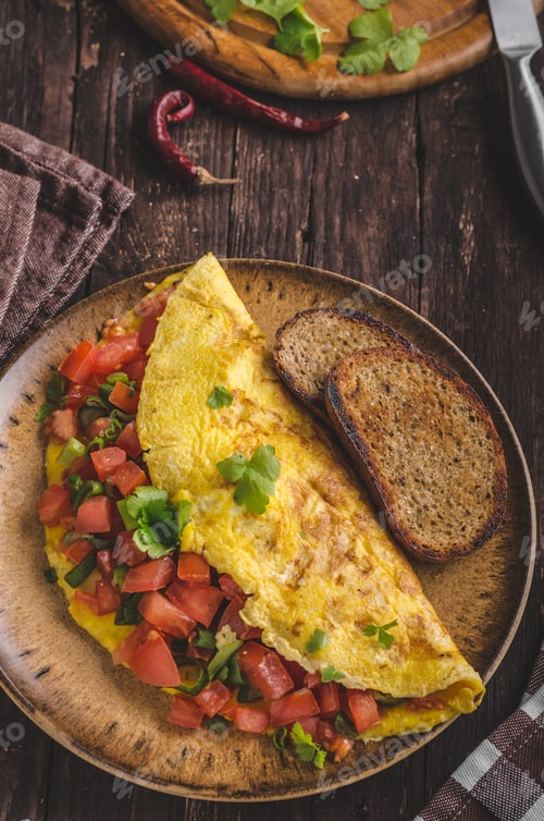 Preview: Vegetarian omelette