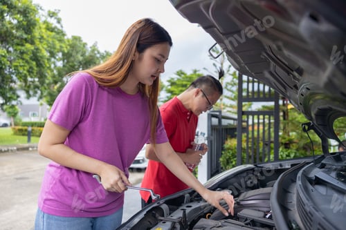 Preview: Disabled children, autism, checking car mileage, oil level
