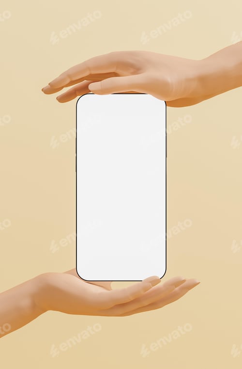 Preview: smartphone, mockup, telephone, touching, mobile phone