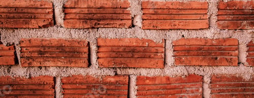 Preview: old red brick wall grunge background texture backdrop