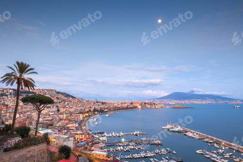 Preview: Naples, Italy with Vesuvius Over the Bay