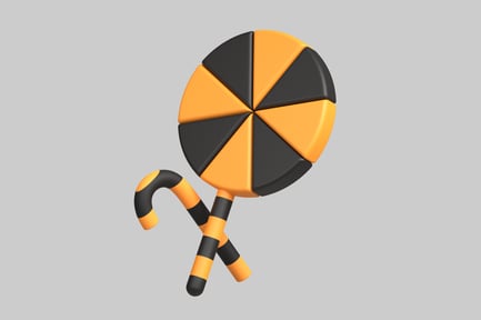Preview: Halloween Swirl Lollipop
