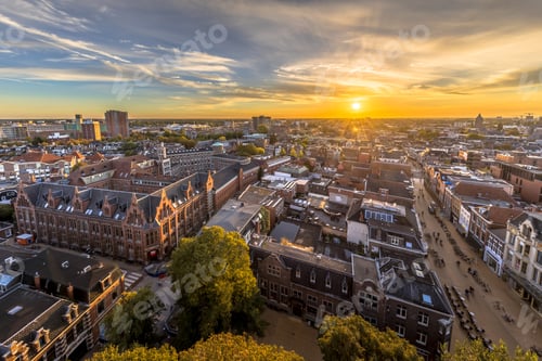 Preview: Skyline of historic Groningen city