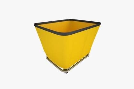 Preview: Yellow bucket on mobile stand