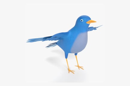 Preview: Stylized Bluebird Toon