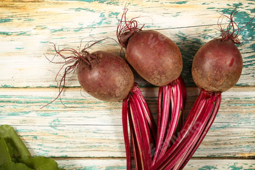 Preview: Beet Young Fresh Lying On The Table