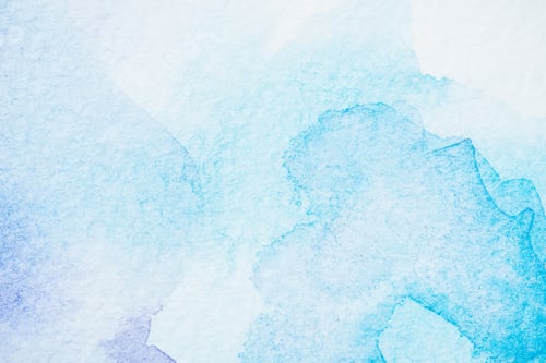 Preview: Pale Blue Watercolor Texture on White Paper