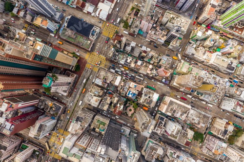 Preview: Mong Kok, Hong Kong 21 March 2019: Hong Kong city from top