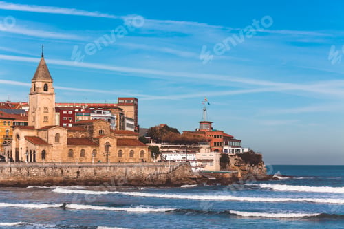 Preview: View of Gijon Asturias the Northern Spain